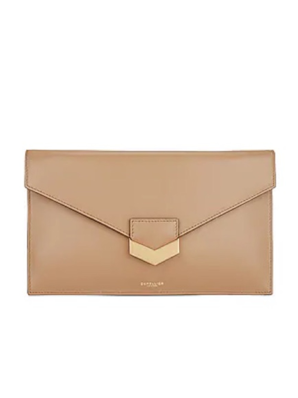 Demellier London Clay Leather Clutch-on-Chain